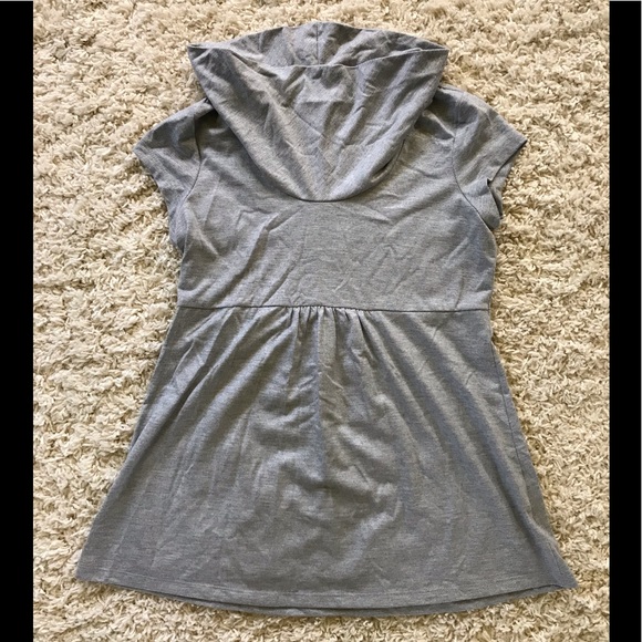 INC Gray Top. Size P/S - Picture 3 of 5